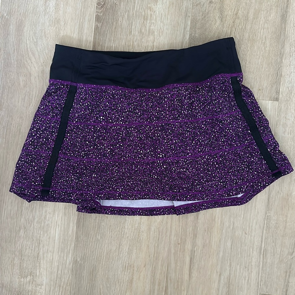 Lululemon multicolor tennis skirt